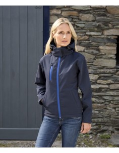 R-R230F-Womens TX Performance Hooded Soft Shell Jacket 2